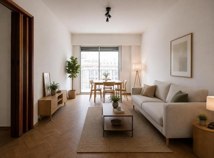 Departamento · 63m² · 3 Ambientes · 1 Cochera