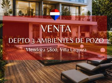 Departamento · 75m² · 3 Ambientes · Venta Dpto 3 Ambientes en Último Piso V. Urquiza