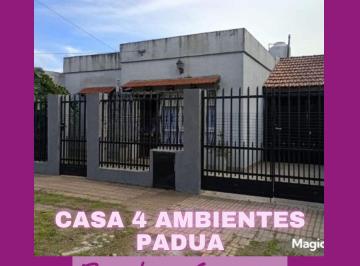 Casa de 4 ambientes, Merlo · Casa 4 Ambientes en Venta - Padua