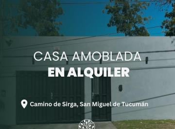 Casa · 2 Dormitorios · 1 Cochera · Casa Amoblada en Alquiler