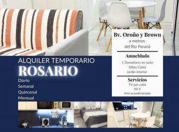 Departamento de 2 ambientes, Rosario · Alquiler Temporario Amueblado Oroño!