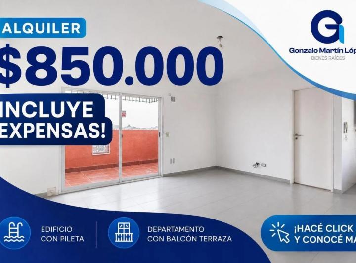 Departamento · 40m² · 2 Ambientes