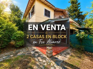 Casa · 150m² · 4 Ambientes · 2 Cocheras · Dos Casas 4 Ambientes Venta Francisco Alvarez
