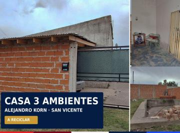 Casa · 49m² · 3 Ambientes · 1 Cochera · Venta Casa 3 Ambientes a Reciclar