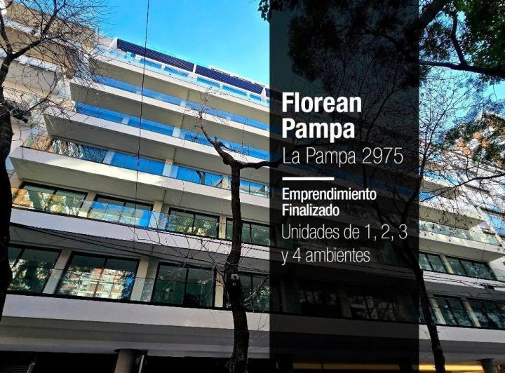 Desarrollo vertical · Florean Pampa + Emprendimiento Finalizado | Unidades de 1, 2, 3 y 4 Ambientes