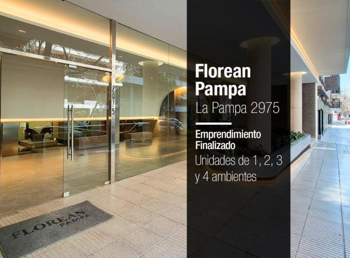Desarrollo vertical · Florean Pampa + Emprendimiento Finalizado | Unidades de 1, 2, 3 y 4 Ambientes