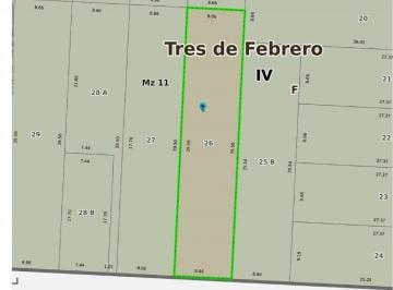 Terreno · 342m² · Venta Terreno en Caseros, Marco Polo y Av San Martin