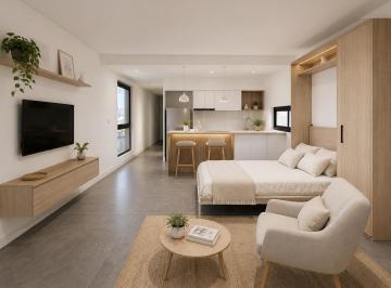 Departamento · 32m² · 1 Ambiente · 1 Cochera · Monoambiente en Torre de Categoria con Amenities