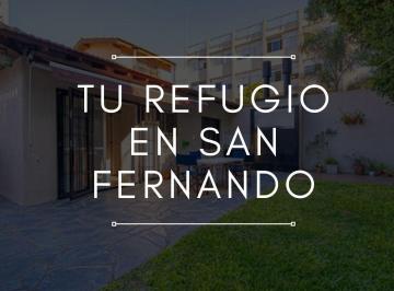 Casa · 155m² · 4 Ambientes · 1 Cochera · Casa San Fernando Apto Credito Jardin Parrilla