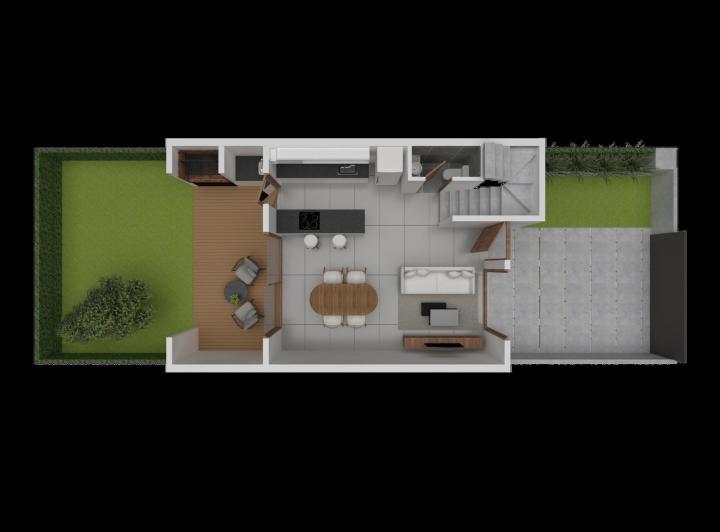 Casa · 135m² · 3 Ambientes · 1 Cochera