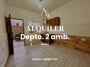 Departamento · 2 Ambientes · Departamento Planta Baja 2 Ambientes en Azcuénaga Al 2800 Esquina Blasco Ibañez
