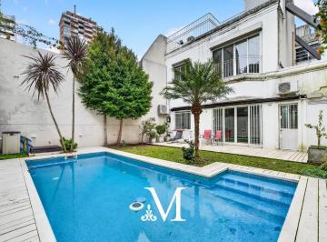 Casa · 635m² · 7 Ambientes · 3 Cocheras · Casa de 635 m² /belgrano T. Garcia y Vilanueva/ 3 Plantas/piscina/ Amplio Jardin/gran Potencial/coch.