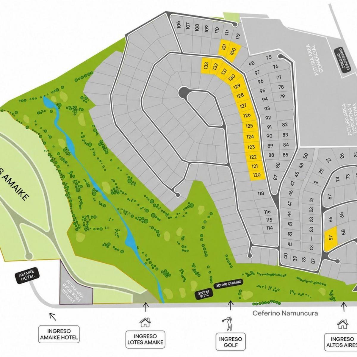 Lote Nº124 en barrio Don Bosco, 2072m² — Country Altos Aires
