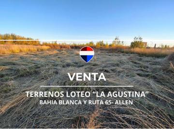 Terreno · 300m² · Venta de Terrenos en Loteo "La Agustina" de Allen