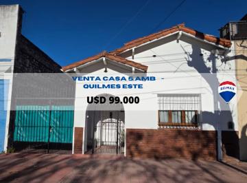 Casa · 180m² · 5 Ambientes · 2 Cocheras · Venta Casa Quilmes