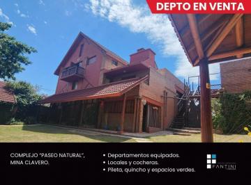 Departamento · 40m² · 2 Ambientes · 6 Cocheras · Venta Depto en Mina Clavero, Complejo Cerrado // Cocheras // Pileta // Locales