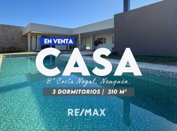 Casa · 310m² · 5 Ambientes · 2 Cocheras · Venta Casa 3 Dorm./ Pileta, B° Costa Nogal