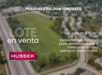 Terreno · 430m² · Lote en Venta de 430 m² - Don Torcuato, Tigre.