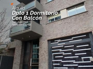 Departamento · 54m² · 2 Ambientes · Alquiler Departamento 1 Dormitorio con Balcón - San Juan 844 - Nuequén Capital