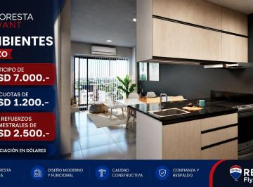 Departamento · 34m² · 2 Ambientes · Venta Dpto 2 Amb Floresta Pozo Anticipo y Cuotas