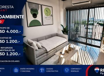 Departamento · 30m² · 1 Ambiente · Venta Dpto Monoamb Pozo Floresta Anticipo y Cuotas