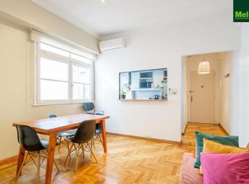 Departamento · 55m² · 3 Ambientes · Excelente 3 Amb. Amoblado Muy Luminoso Al Frente.