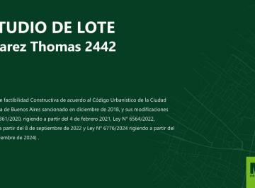 Terreno · 367m² · Lote |venta| Villa Urquiza