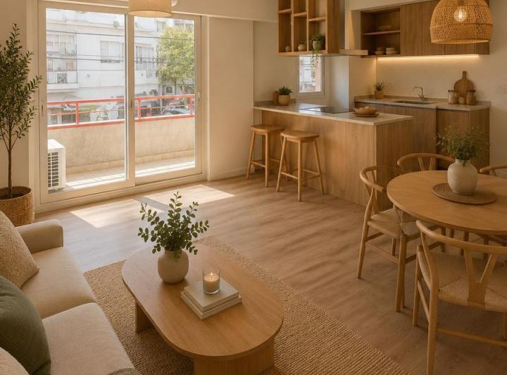 Departamento · 56m² · 3 Ambientes · 1 Cochera