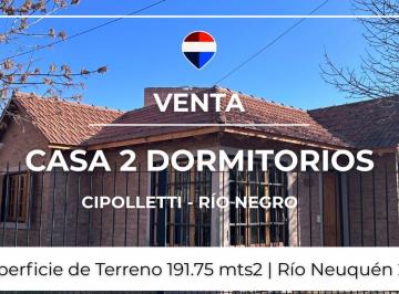 Casa · 67m² · 4 Ambientes · 1 Cochera · Venta Casa 2 Dorm. - Río Neuquen 206 - Cipolletti