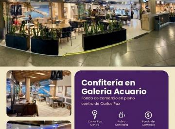 Fondo de comercio , Villa Carlos Paz · Fondo de Comercio - Confitería en Galería Acuario, Carlos Paz Centroexcelente Op