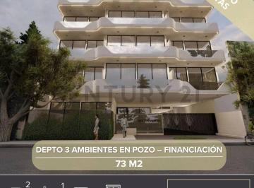 Departamento · 77m² · 2 Ambientes · Departamento 3 Ambientes 73 m² en Bernal | Financiación | Amenities | Oportunidad