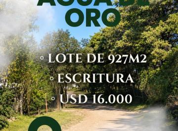 Terreno , Agua de Oro · Vendo Lote en Agua de Oro – Dueño Directo – 927 m² – Escritura