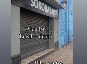 Local comercial de 6 ambientes, Pilar · Local con Departamento en El Centro de Pilar