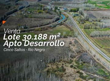 Terreno · 3188m² · Venta - Lote 3.188 m² Apto Desarrollo - Cinco Saltos, Rio Negro