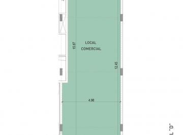 Local comercial de 2 ambientes, Malagueño · Local en Centro Comercial y Corporativo - Accanto - Nuevo Malagueño - Local N1 - 105