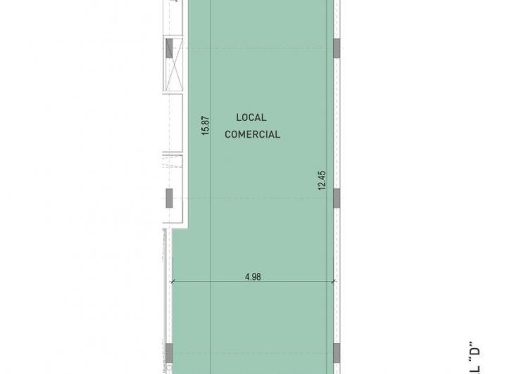 Local comercial · 77m² · 2 Ambientes