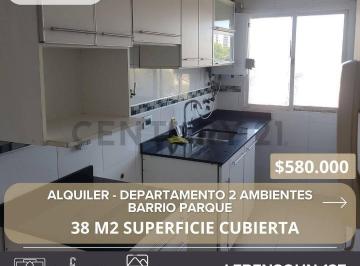 Departamento · 36m² · 2 Ambientes · Alquiler Departamento 2 Ambientes Bernal - Barrio Parque