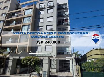 Departamento · 115m² · 4 Ambientes · 2 Cocheras · Venta Depto Quilmes Centro