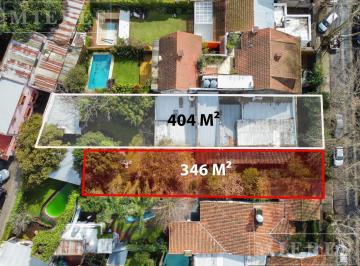 Terreno · 346m² · Excelente Lote de 346 m², Ubicado en Una Zona Clásica, Tranquila y Residencial de Beccar