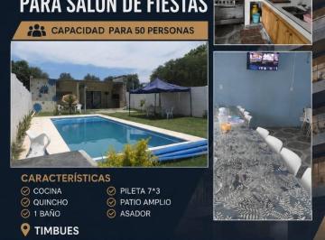 Local comercial de 3 ambientes, Timbúes · Local /salon de Eventos