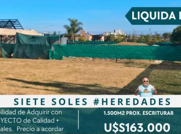 Terreno , Córdoba · Terreno en Venta 1500 m² Siete Soles Heredades