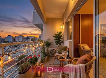 Departamento · 39m² · 1 Ambiente · Alquiler Monoambiente 39 m² Nuevo con Balcón Al Contrafrente con Aa Muy Luminoso en Flores Norte
