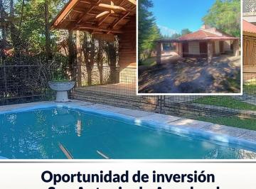 Casa de 11 ambientes, San Antonio de Arredondo · Oportunidad de Inversión | Casa + 2 Cabañas | 200 m del Ríototalmente Amoblada.