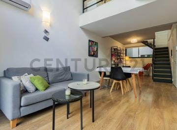 Departamento · 58m² · 2 Ambientes · Espectacular Loft de 2 Ambientes en Dúplex con Patio Verde y Escritorio – Palermo Hollywood