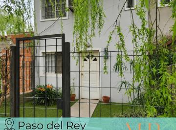 Casa · 80m² · 3 Ambientes · Dúplex en Venta en Paso del Rey – 2 Dorm., Patio y Galería Semicubierta