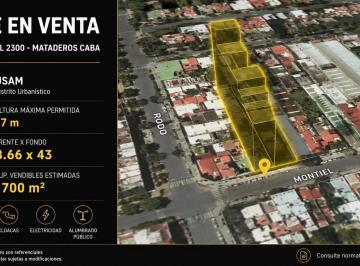 Terreno · 375m² · Venta Terreno Montiel 2300 Mataderos