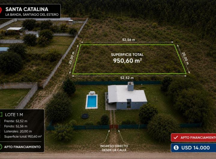 Terreno · 951m²