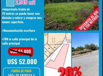 Terreno , Mina Clavero · Lote 2.549 m² — Mina Clavero · Se Divide en 3 · Cerca del Río — 20% Off
