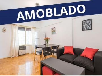 Departamento · 33m² · 1 Ambiente · Alquiler Depto Monoamb Divi Amoblado - San Nicolas