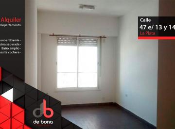 Departamento de 1 ambiente, La Plata · Monoambiente / Oficina con Baño Privado - en Alquiler - Calle 47 E/ 13 y 14 La Plata